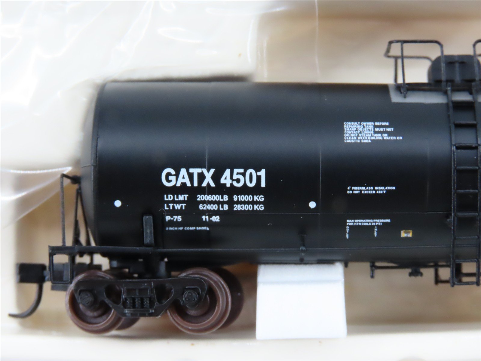 N Scale Atlas 40325 GATX CASCO 17,600 Gallon Corn Syrup Tank Car #4501