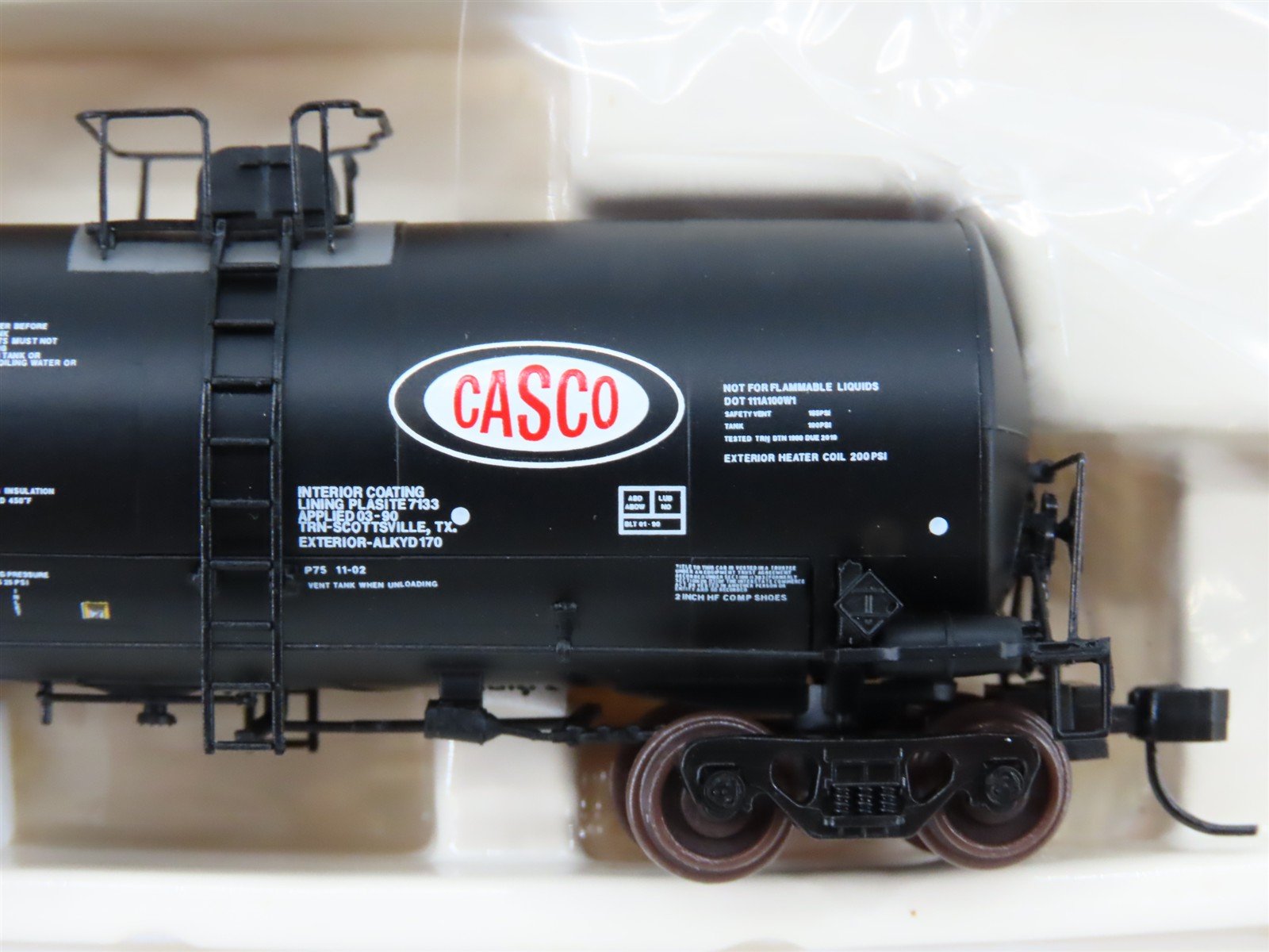 N Scale Atlas 40325 GATX CASCO 17,600 Gallon Corn Syrup Tank Car #4501