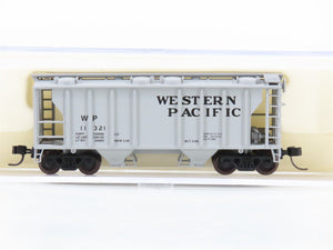 N Scale Atlas 3177 WP Western Pacific Railroad 2-Bay Covered Hopper #11321