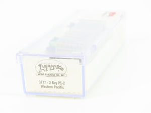 N Scale Atlas 3177 WP Western Pacific Railroad 2-Bay Covered Hopper #11321
