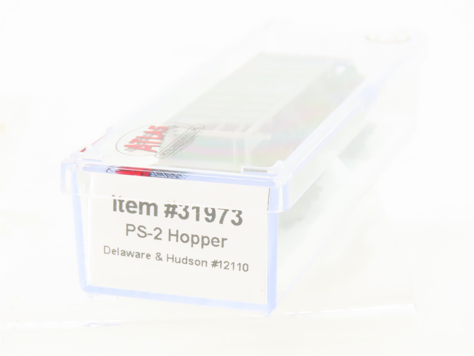 N Scale Atlas Trainman 31973 D&H Delaware & Hudson 2-Bay Covered Hopper #12110