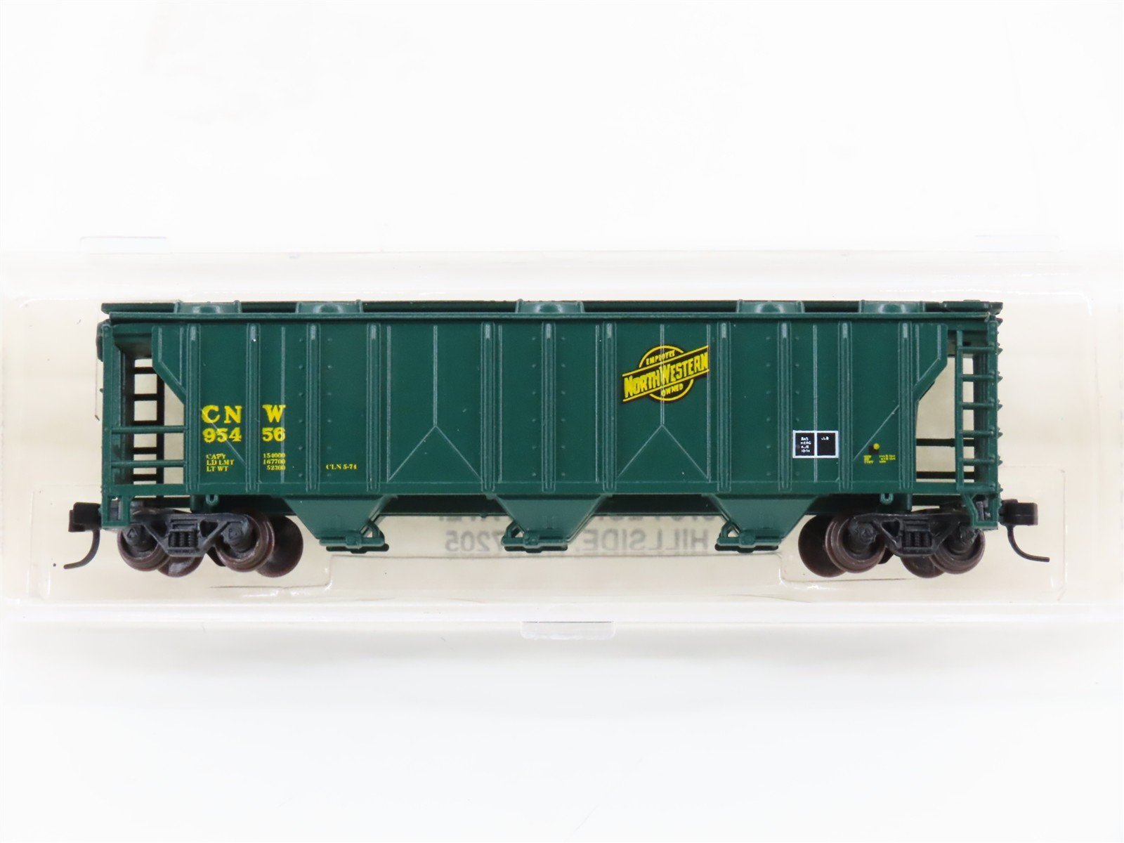 N Scale Atlas 3730 CNW Chicago North Western 3-Bay Covered Hopper #95456