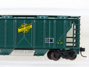 N Scale Atlas 3730 CNW Chicago North Western 3-Bay Covered Hopper #95456