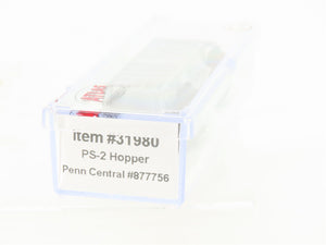 N Scale Atlas 31980 PC Penn Central Railroad 2-Bay Covered Hopper #877756