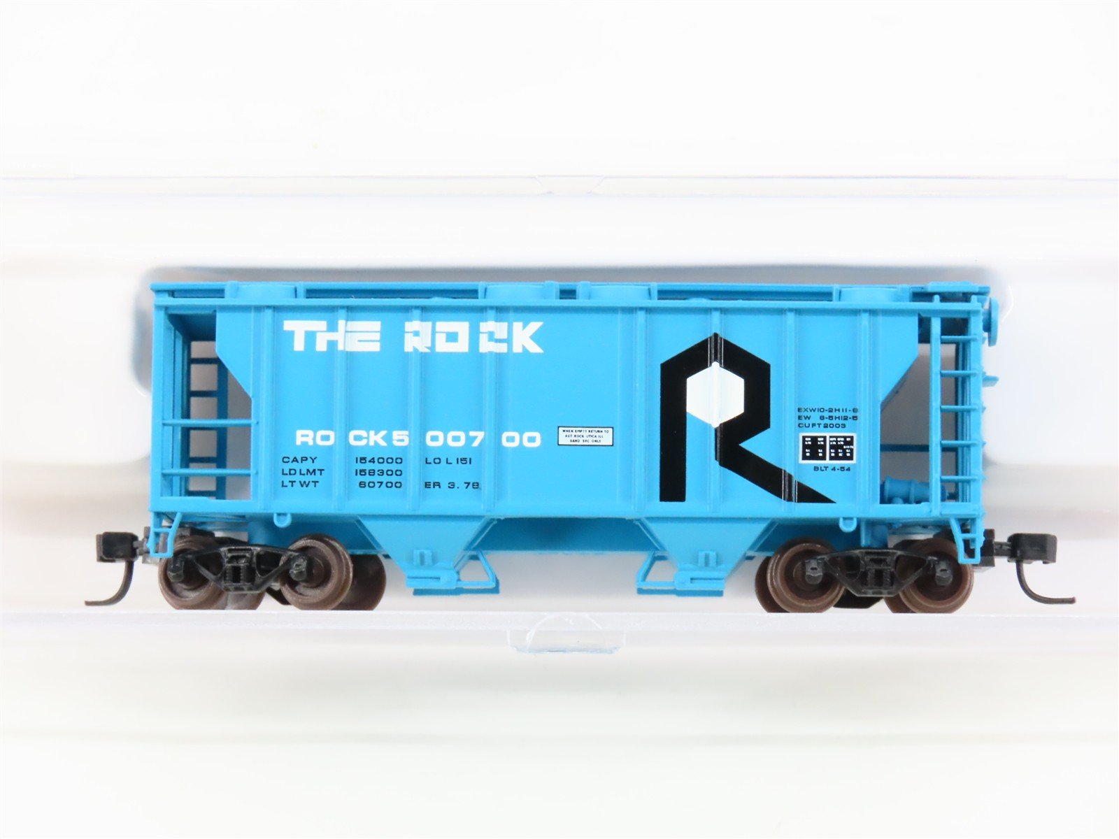 N Scale Atlas 31871 ROCK Rock Island 2-Bay Covered Hopper #500700
