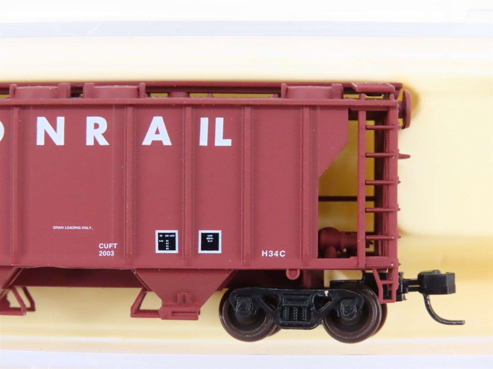 N Scale Atlas 3160 CR Conrail 2-Bay Covered Hopper #879818