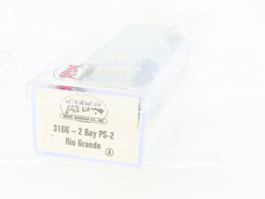 N Scale Atlas 3166 D&RGW Rio Grande Railroad 2-Bay Covered Hopper #18329