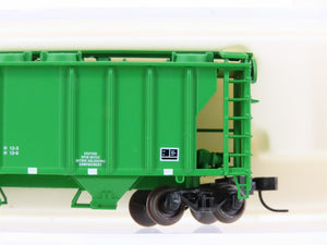 N Scale Atlas 3152 BN Burlington Northern Railroad 2-Bay Covered Hopper #424615