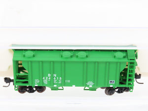 N Scale Atlas 3152 BN Burlington Northern Railroad 2-Bay Covered Hopper #424615