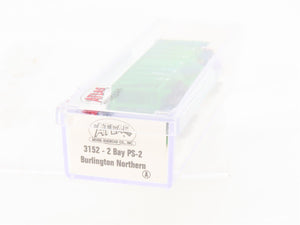 N Scale Atlas 3152 BN Burlington Northern Railroad 2-Bay Covered Hopper #424615