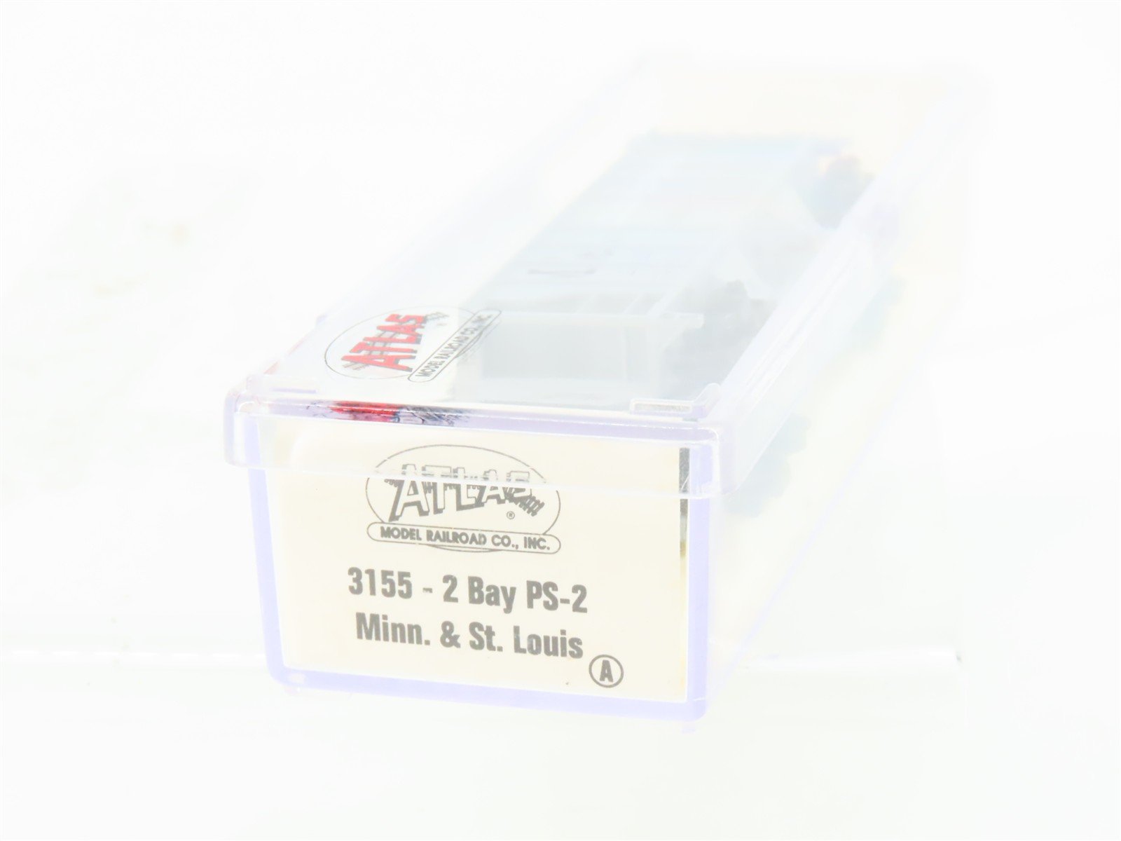 N Scale Atlas 3155 M&STL Minneapolis & St Louis 2-Bay Covered Hopper #10471