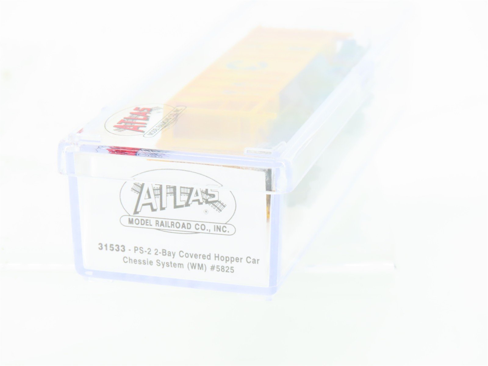 N Scale Atlas 31533 WM Chessie System 2-Bay Covered Hopper #5825
