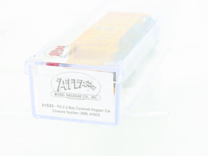 N Scale Atlas 31533 WM Chessie System 2-Bay Covered Hopper #5825