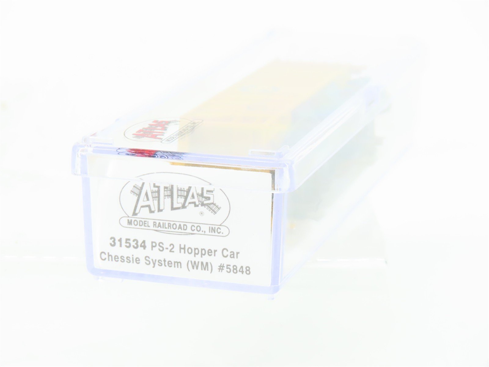 N Scale Atlas 31534 WM Chessie System 2-Bay Covered Hopper #5848