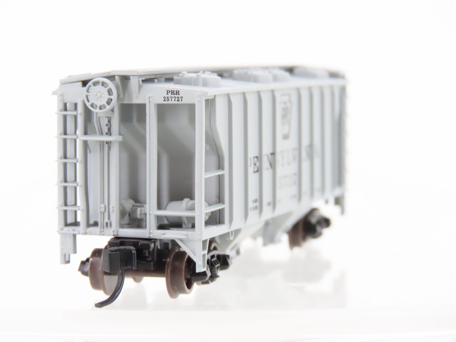 N Scale Atlas 31562 PRR Pennsylvania Railroad 2-Bay Covered Hopper #257727