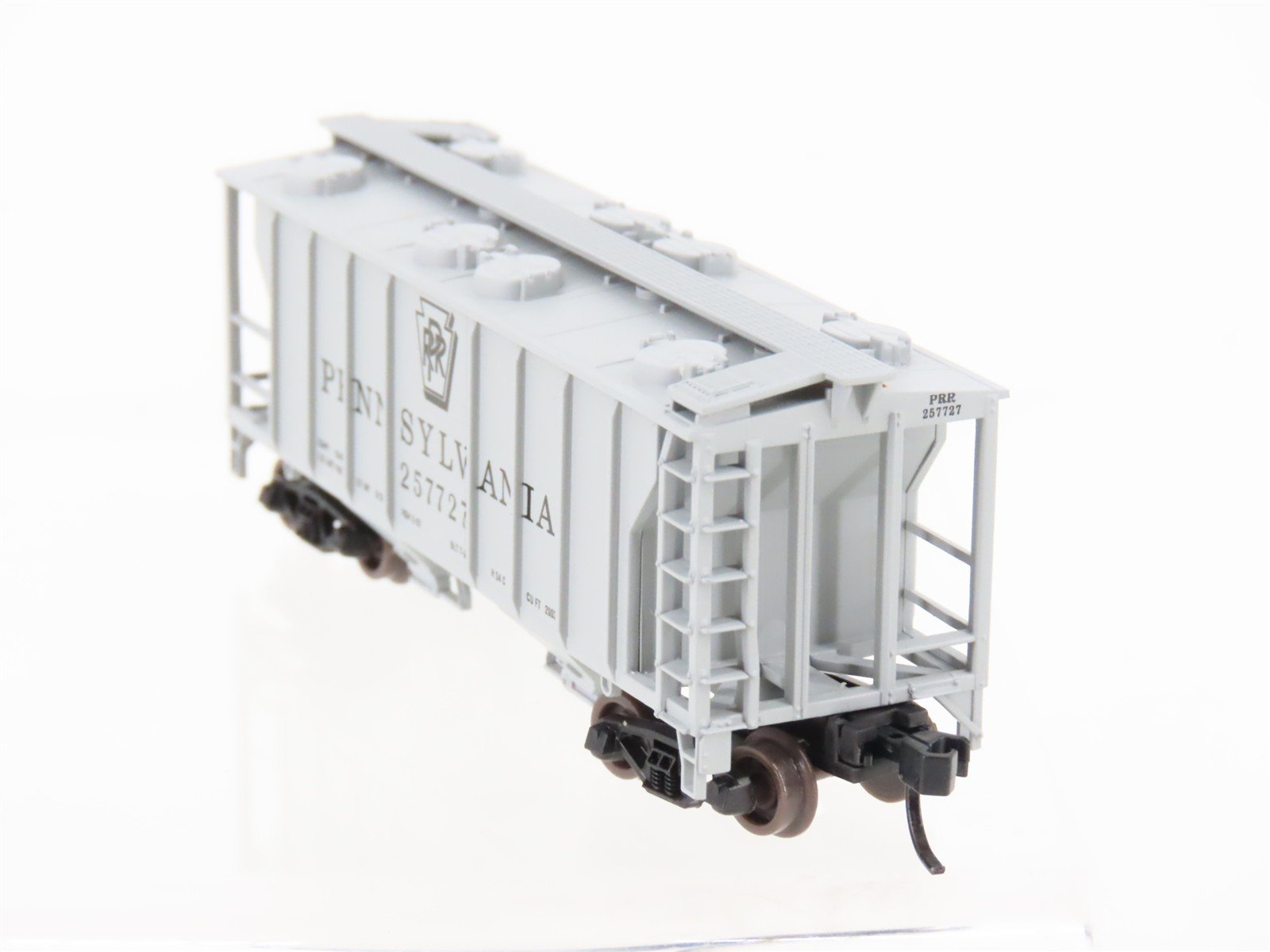 N Scale Atlas 31562 PRR Pennsylvania Railroad 2-Bay Covered Hopper #257727