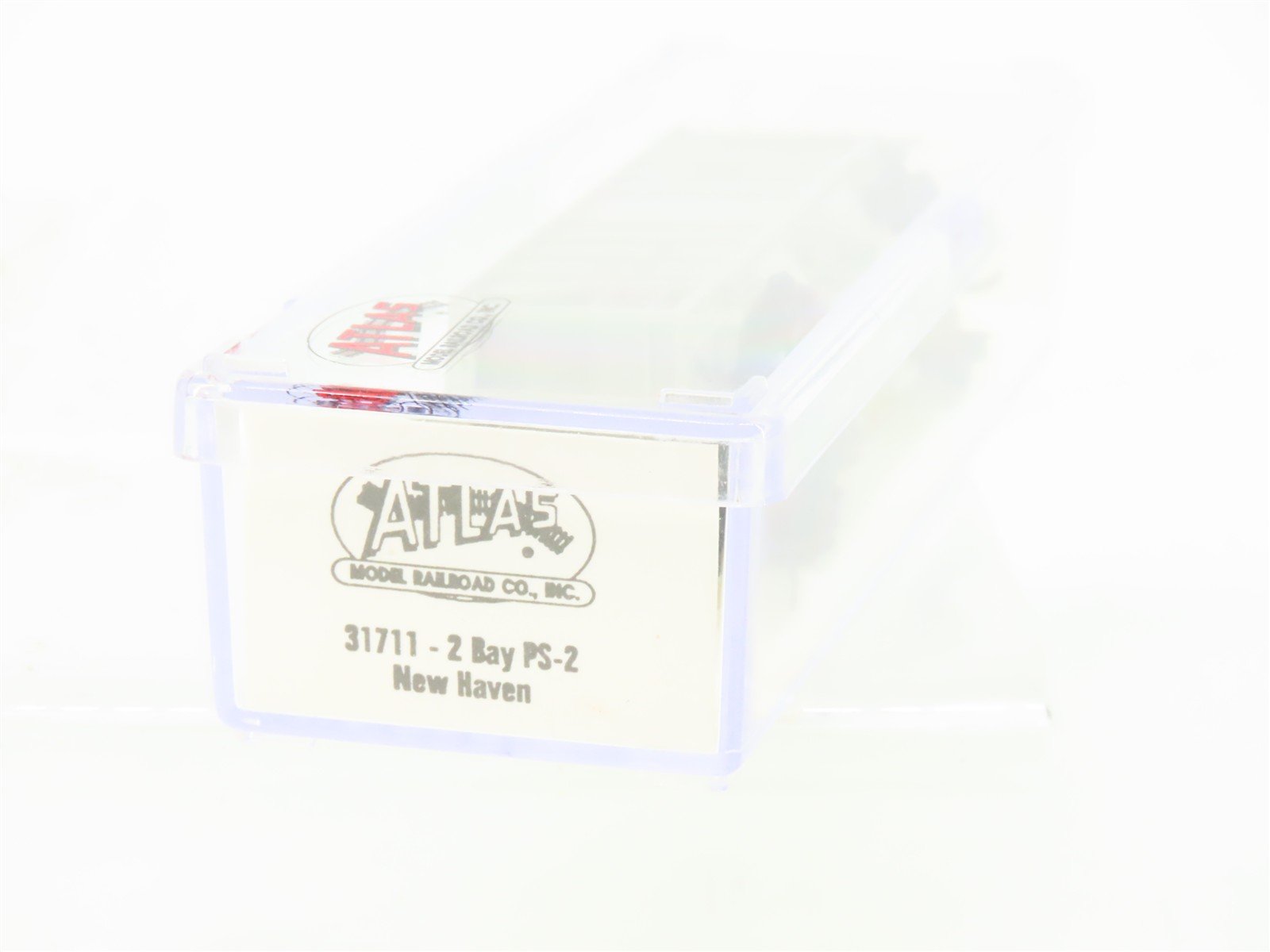 N Scale Atlas 31711 NH New Haven Railroad 2-Bay Covered Hopper #117042