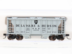 N Scale Atlas 31611 D&H Delaware & Hudson Railroad 2-Bay Covered Hopper #12005