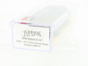 N Scale Atlas 31641 SOU Southern Railway 2-Bay Covered Hopper #900174