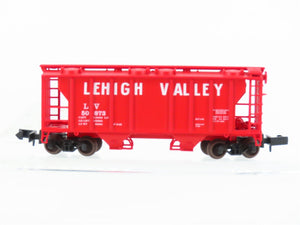 N Scale Atlas 31701 LV Lehigh Valley Railroad 2-Bay Covered Hopper #50873