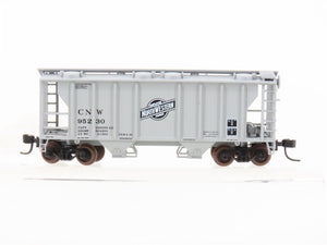 N Scale Atlas 31801 CNW Chicago North Western 2-Bay Covered Hopper #95230