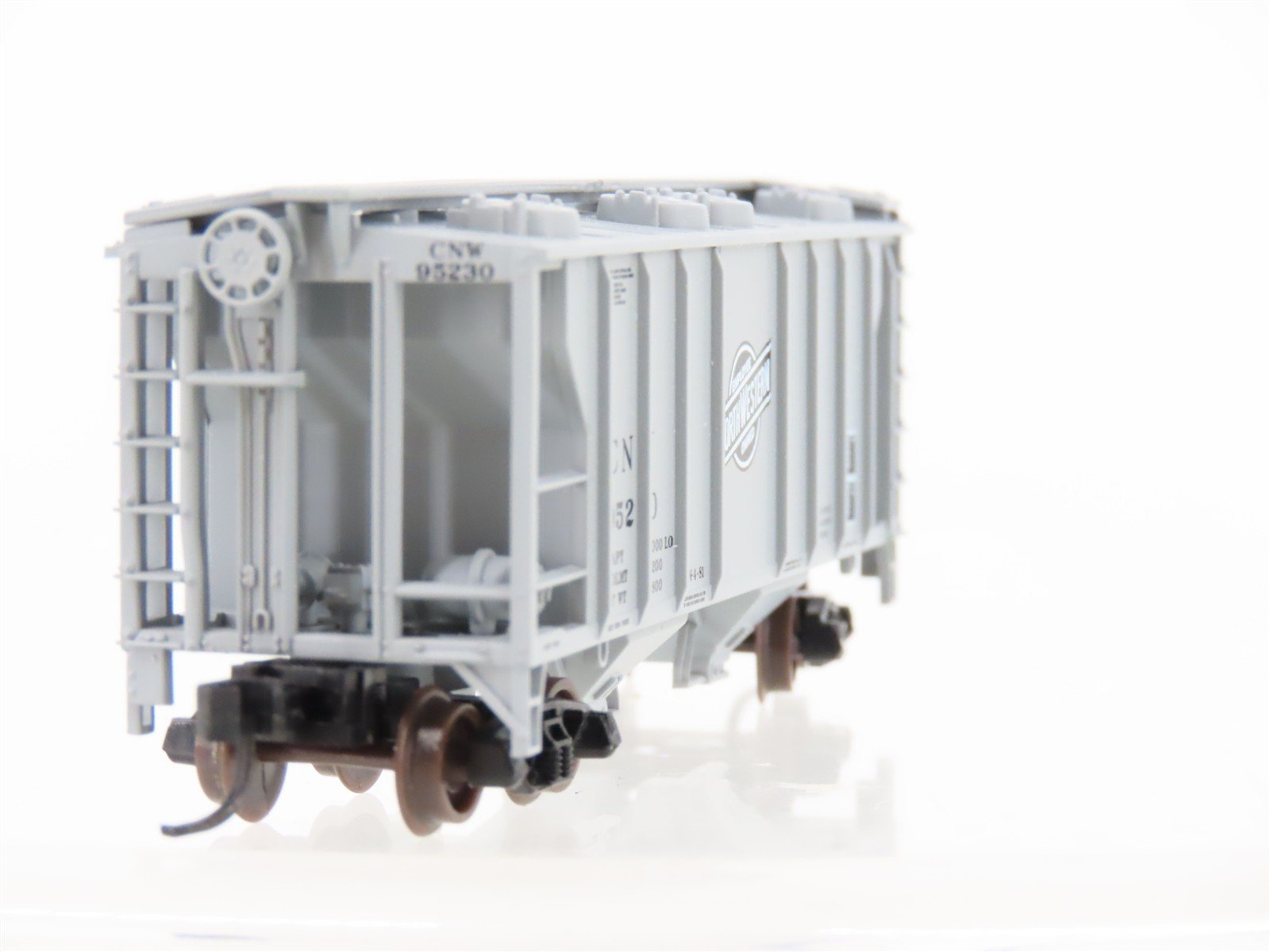 N Scale Atlas 31801 CNW Chicago North Western 2-Bay Covered Hopper #95230
