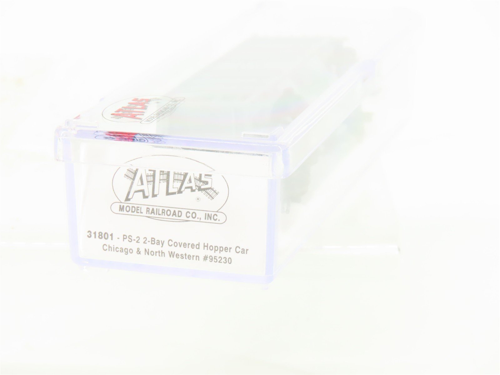 N Scale Atlas 31801 CNW Chicago North Western 2-Bay Covered Hopper #95230