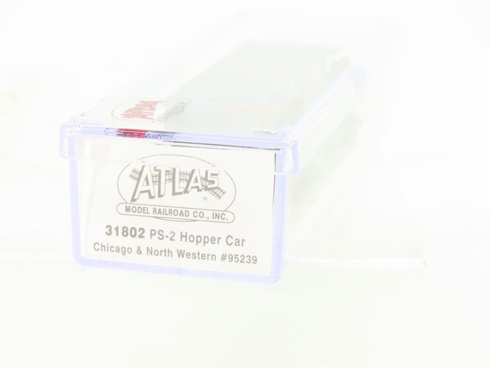 N Scale Atlas 31802 CNW Chicago North Western 2-Bay Covered Hopper #95239