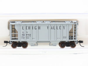 N Scale Atlas 31823 LV Lehigh Valley Railroad 2-Bay Covered Hopper #50772