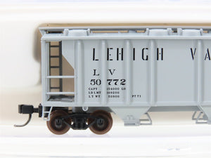 N Scale Atlas 31823 LV Lehigh Valley Railroad 2-Bay Covered Hopper #50772