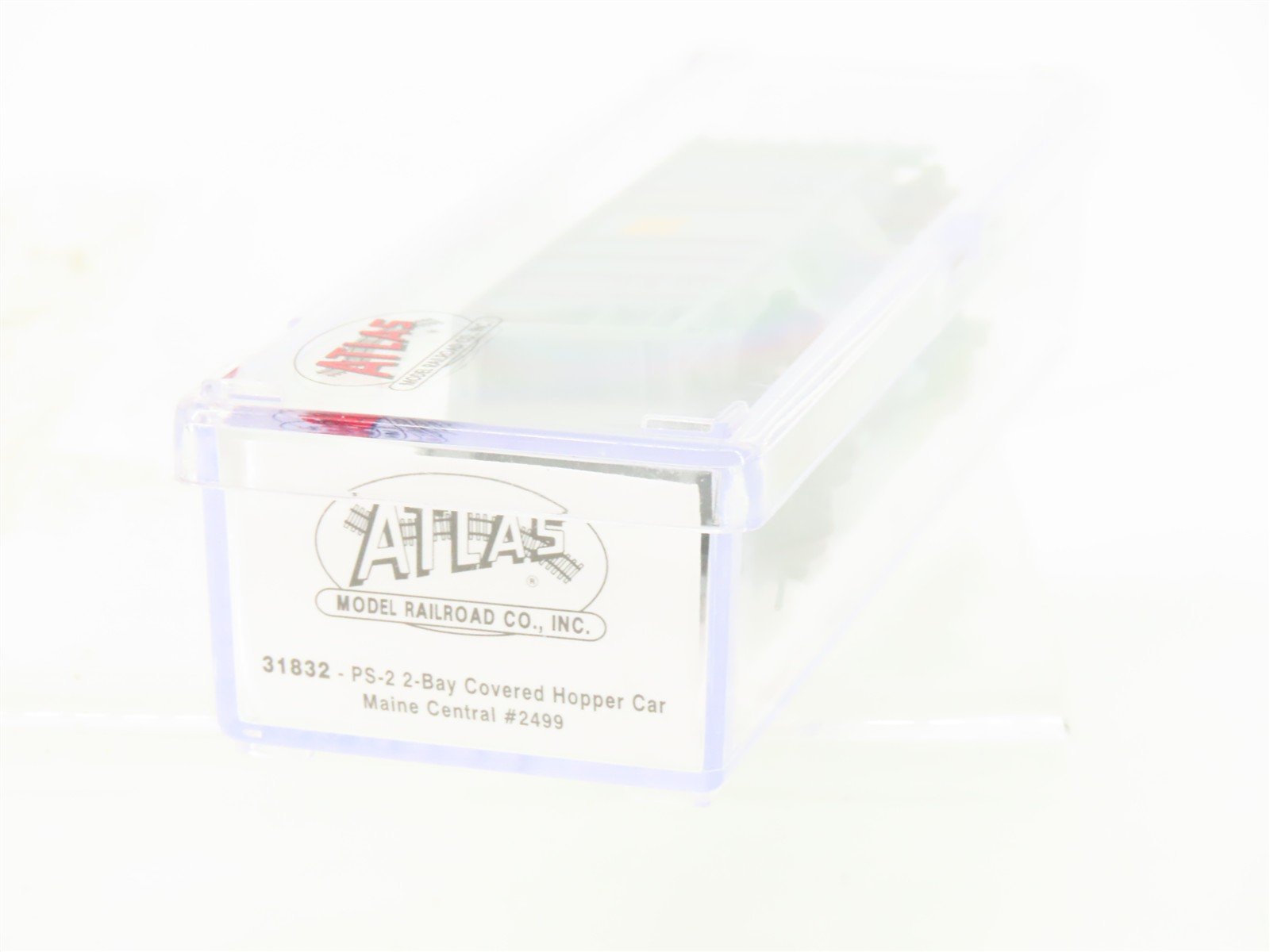N Scale Atlas 31832 MEC Maine Central Railroad 2-Bay Covered Hopper #2499