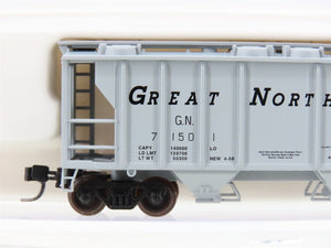 N Scale Atlas 31752 GN Great Northern Railway 2-Bay Covered Hopper #71501
