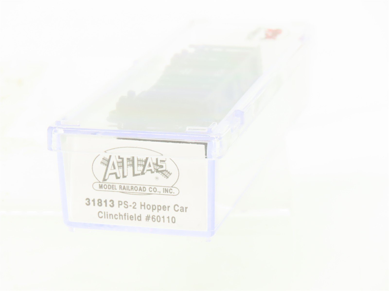 N Scale Atlas 31813 CRR Clinchfield Railroad 2-Bay Covered Hopper #60110