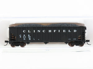 N Scale Atlas Trainman 40438A CRR Clinchfield 3-Bay Hopper #54449 w/ Load