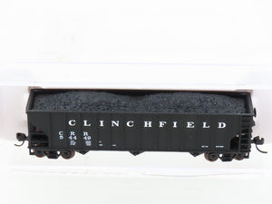 N Scale Atlas Trainman 40438A CRR Clinchfield 3-Bay Hopper #54449 w/ Load