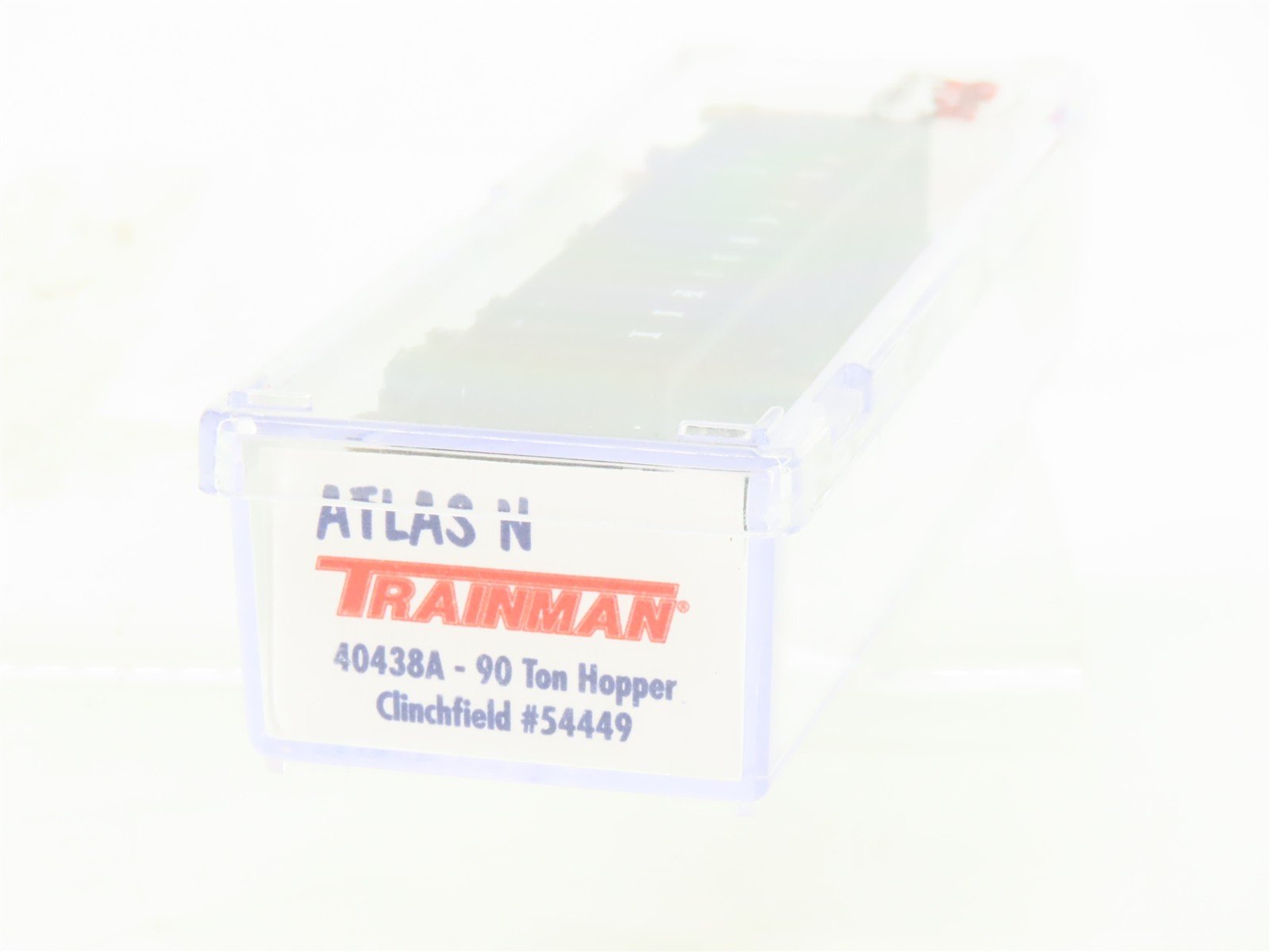 N Scale Atlas Trainman 40438A CRR Clinchfield 3-Bay Hopper #54449 w/ Load