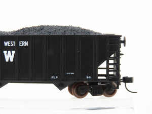 N Scale Atlas Trainman 40453A N&W Norfolk & Western 3-Bay Hopper #12000 w/ Load