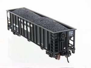 N Scale Atlas Trainman 40453A N&W Norfolk & Western 3-Bay Hopper #12000 w/ Load