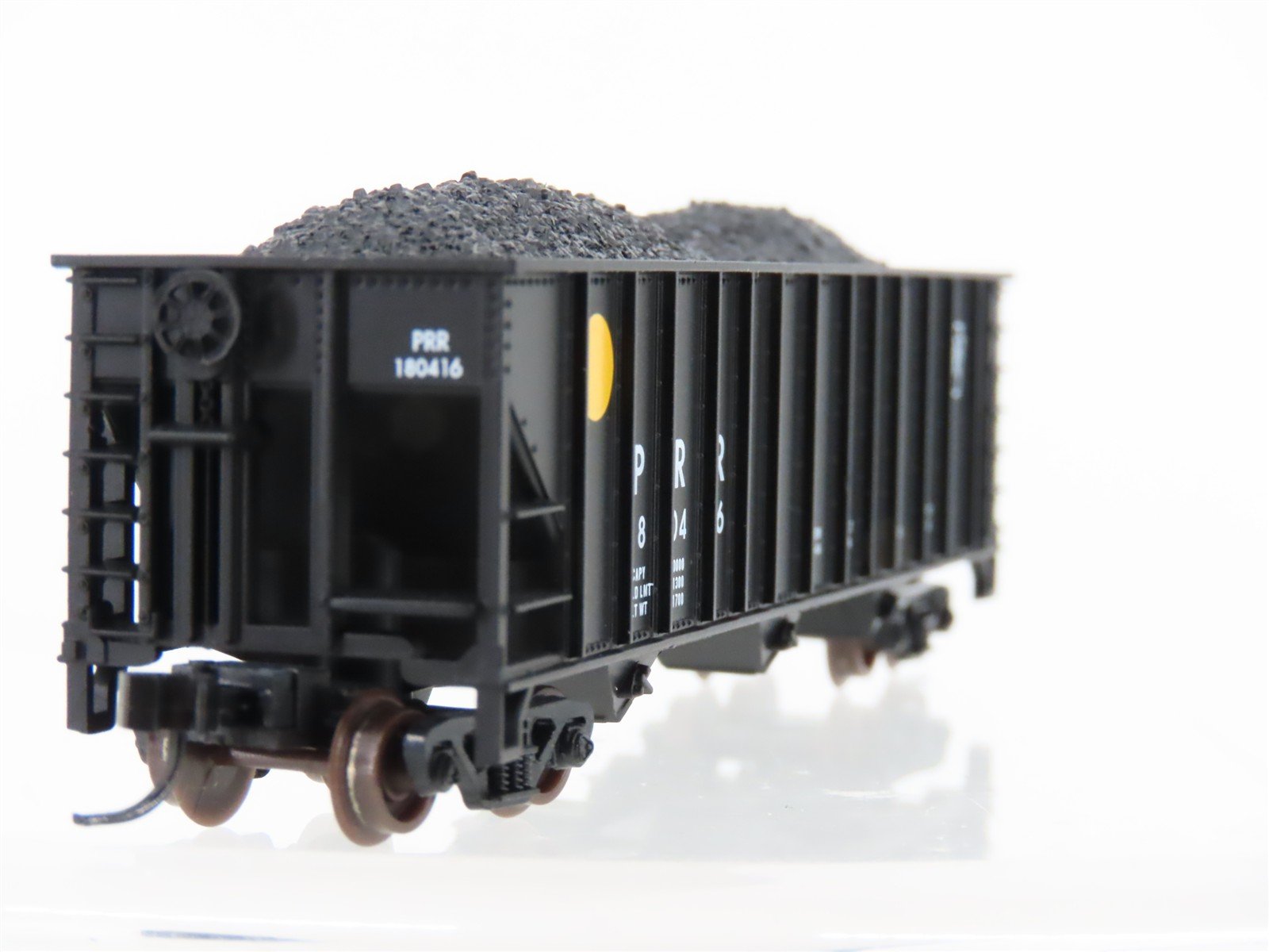 N Scale Atlas Trainman 40459 PRR Pennsylvania 3-Bay Hopper #180416 w/ Load
