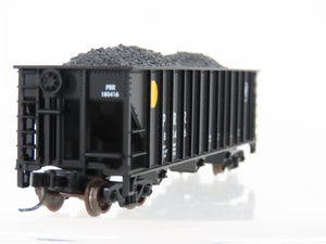 N Scale Atlas Trainman 40459 PRR Pennsylvania 3-Bay Hopper #180416 w/ Load