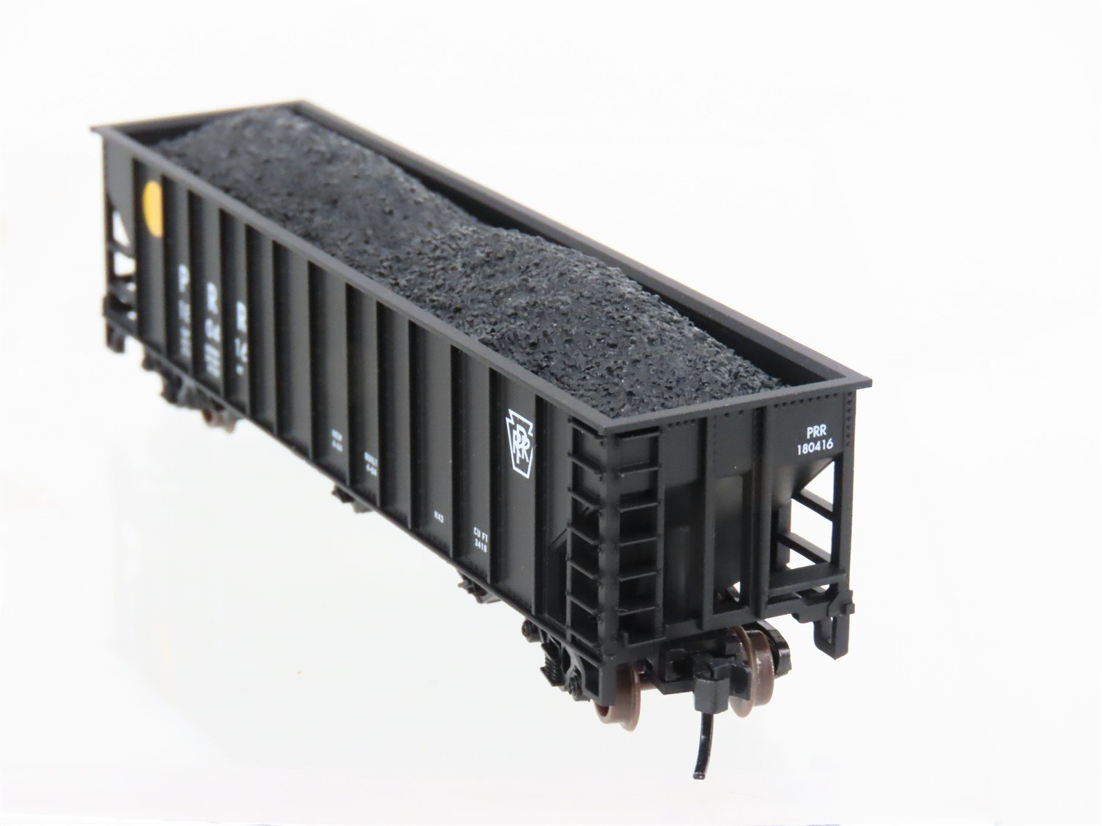 N Scale Atlas Trainman 40459 PRR Pennsylvania 3-Bay Hopper #180416 w/ Load