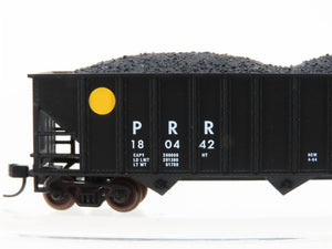 N Scale Atlas Trainman 40460 PRR Pennsylvania 3-Bay Open Hopper #180442 w/ Load