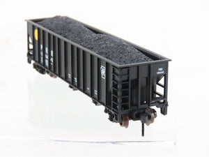 N Scale Atlas Trainman 40460 PRR Pennsylvania 3-Bay Open Hopper #180442 w/ Load