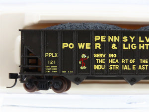 N Scale Atlas 40463 PPLX Pennsylvania Power & Light Company 3-Bay Hopper #121
