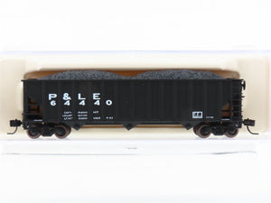 N Scale Atlas Trainman 40466 P&LE Pittsburgh & Lake Erie 3-Bay Hopper #64440