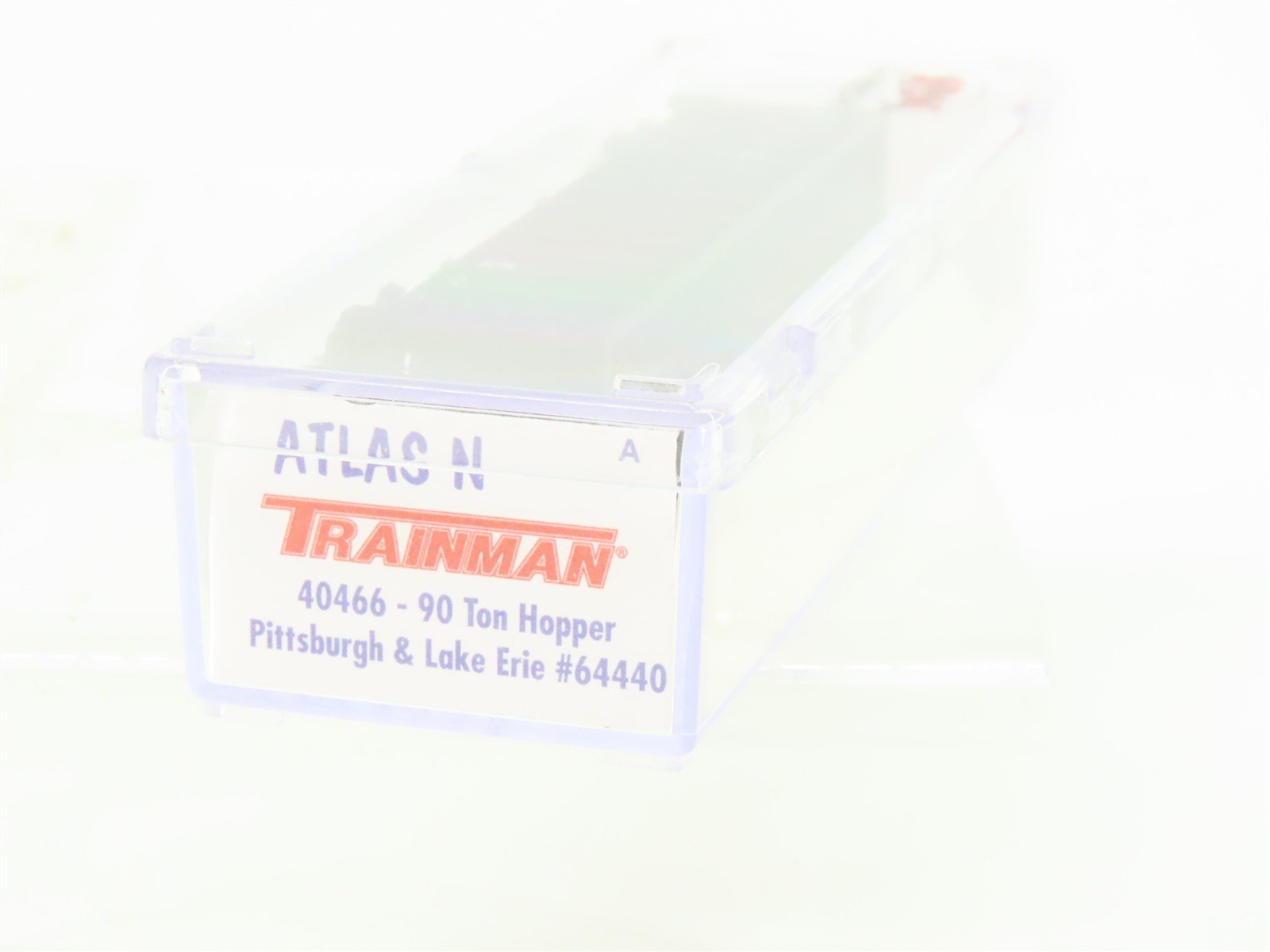 N Scale Atlas Trainman 40466 P&LE Pittsburgh & Lake Erie 3-Bay Hopper #64440