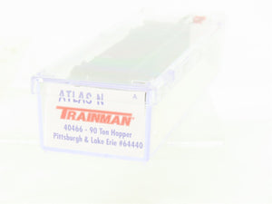 N Scale Atlas Trainman 40466 P&LE Pittsburgh & Lake Erie 3-Bay Hopper #64440
