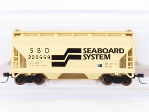 N Scale Atlas 39062 SBD Seaboard System 2-Bay Centerflow Hopper #220669