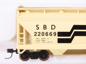 N Scale Atlas 39062 SBD Seaboard System 2-Bay Centerflow Hopper #220669