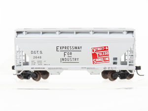 N Scale Atlas 39102 D&TS Detroit & Toledo Shoreline 2-Bay Covered Hopper #2648